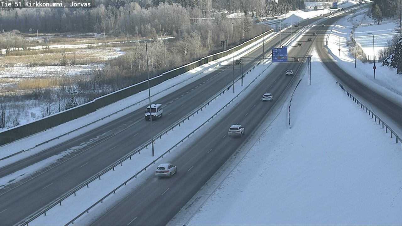 Weather Camera Image Road 51 Kirkkonummi, Jorvas, Kirkkonummi, Uusimaa