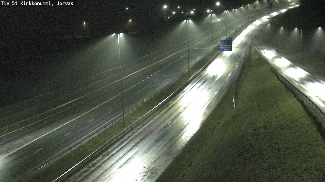Weather Camera Image Väg 51 Kyrkslätt, Jorvas, Kirkkonummi, Uusimaa