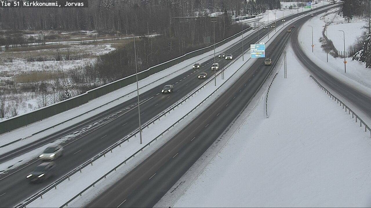 Kelikamerat Kuva Tie 51 Kirkkonummi, Jorvas, Kirkkonummi, Uusimaa