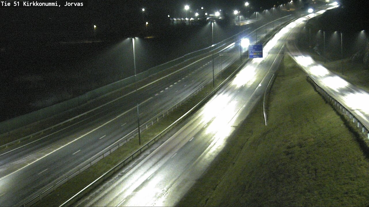 Weather Camera Image Väg 51 Kyrkslätt, Jorvas, Kirkkonummi, Uusimaa