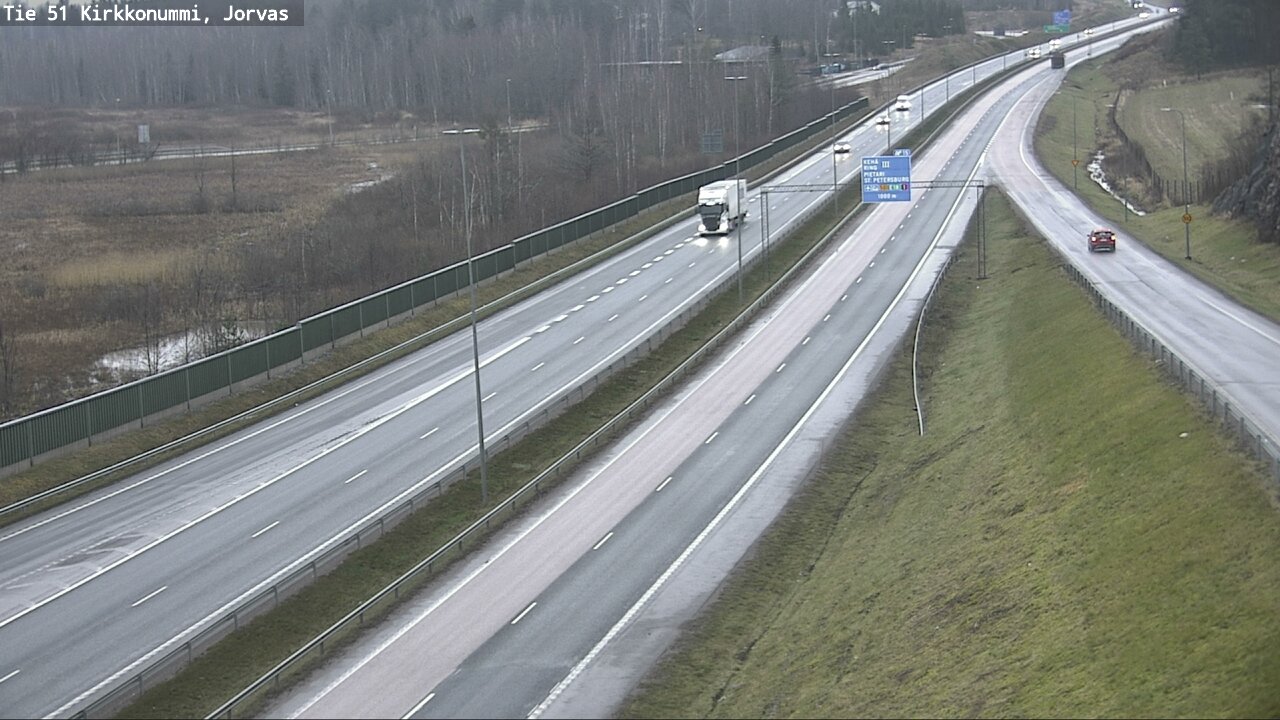 Weather Camera Image Road 51 Kirkkonummi, Jorvas, Kirkkonummi, Uusimaa
