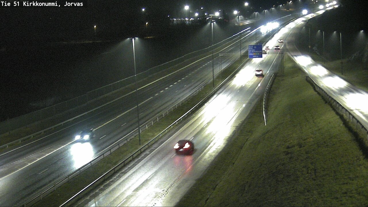 Weather Camera Image Väg 51 Kyrkslätt, Jorvas, Kirkkonummi, Uusimaa