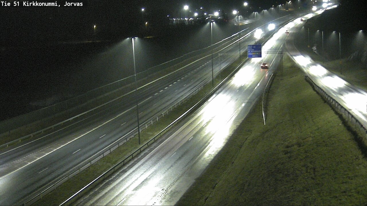 Weather Camera Image Väg 51 Kyrkslätt, Jorvas, Kirkkonummi, Uusimaa