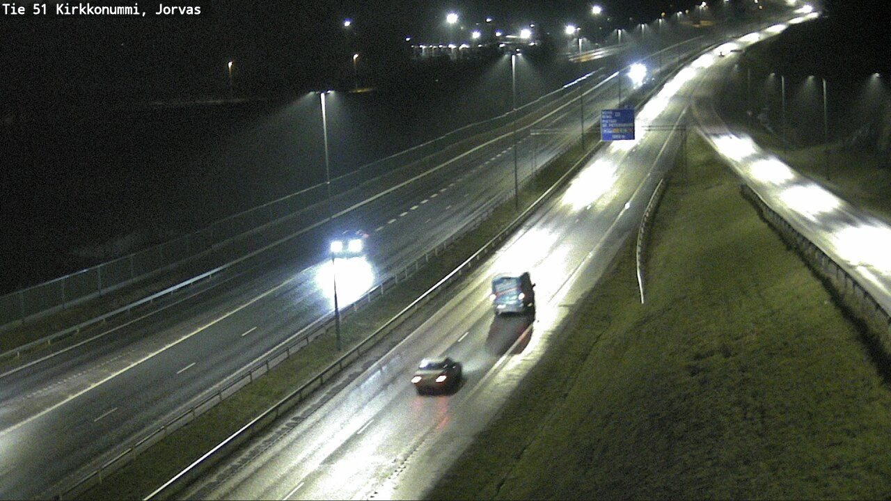 Weather Camera Image Väg 51 Kyrkslätt, Jorvas, Kirkkonummi, Uusimaa