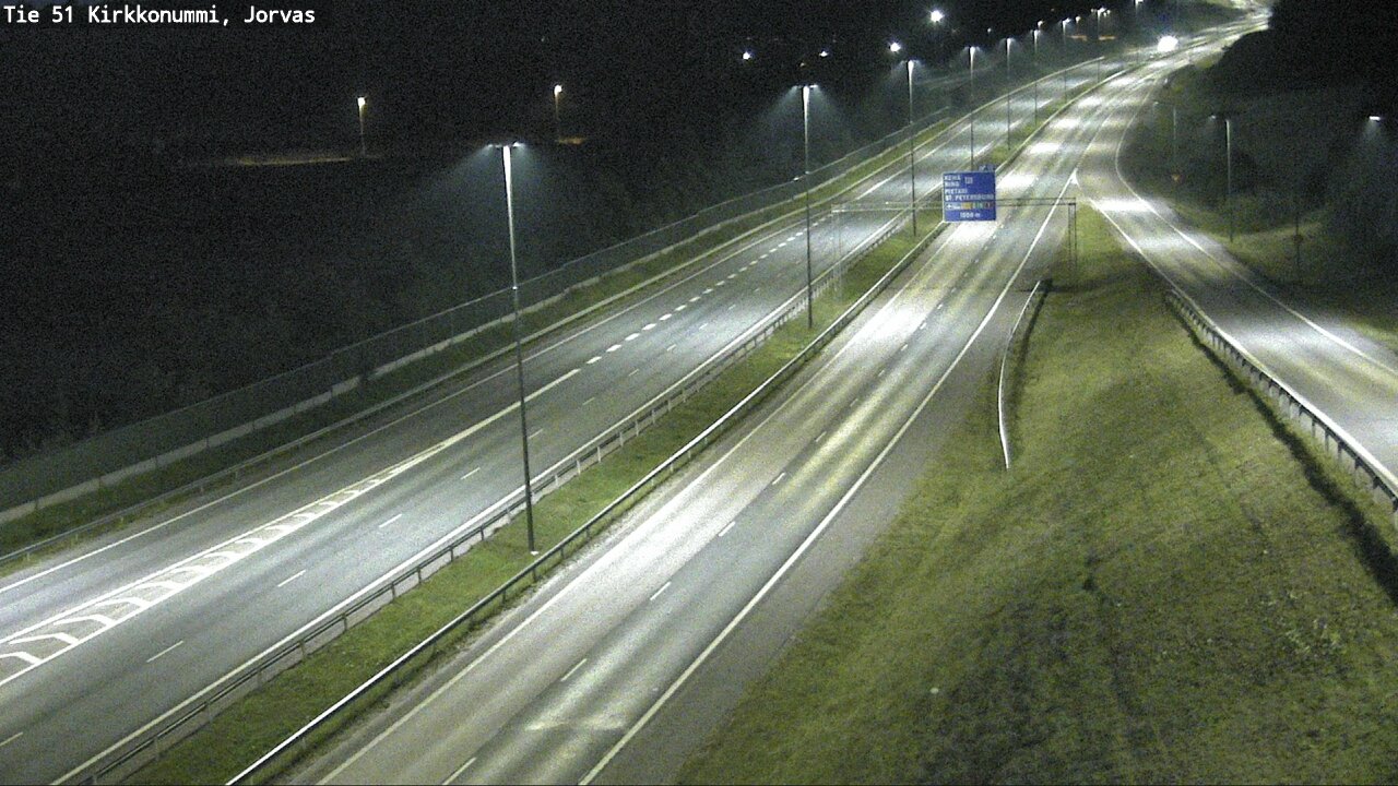 Weather Camera Image Väg 51 Kyrkslätt, Jorvas, Kirkkonummi, Uusimaa