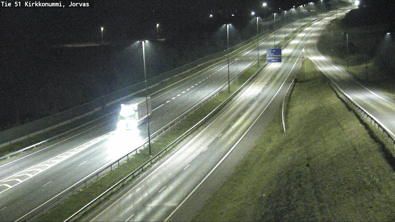 Weather Camera Image Väg 51 Kyrkslätt, Jorvas, Kirkkonummi, Uusimaa