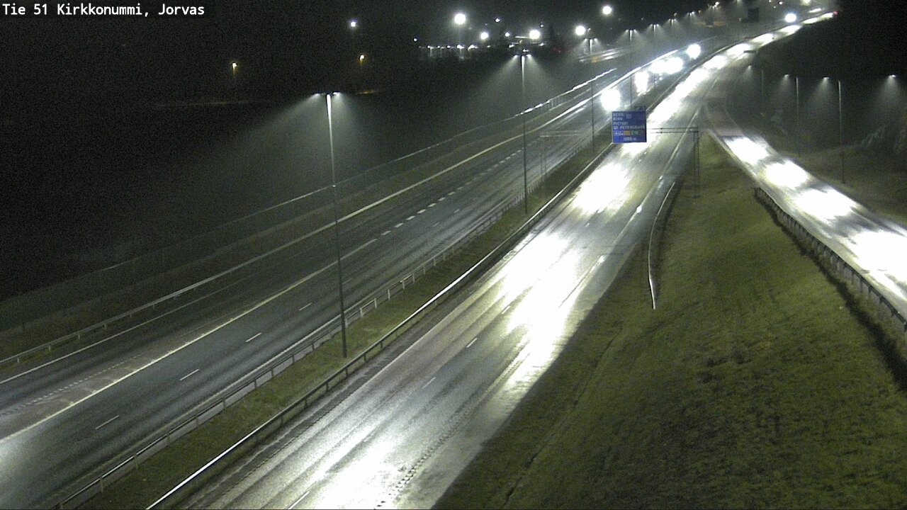 Weather Camera Image Väg 51 Kyrkslätt, Jorvas, Kirkkonummi, Uusimaa