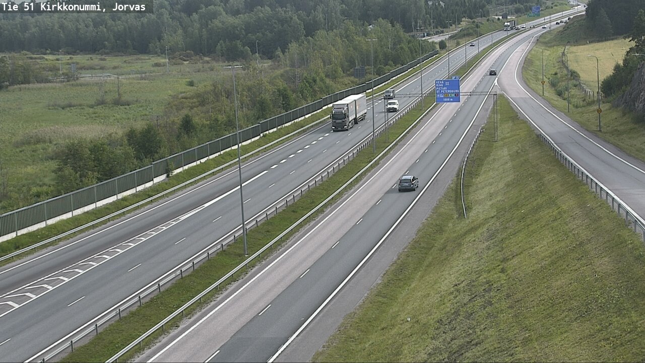 Weather Camera Image Road 51 Kirkkonummi, Jorvas, Kirkkonummi, Uusimaa