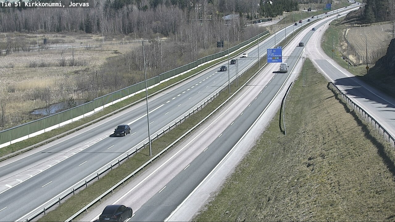 Kelikamerat Kuva Tie 51 Kirkkonummi, Jorvas, Kirkkonummi, Uusimaa