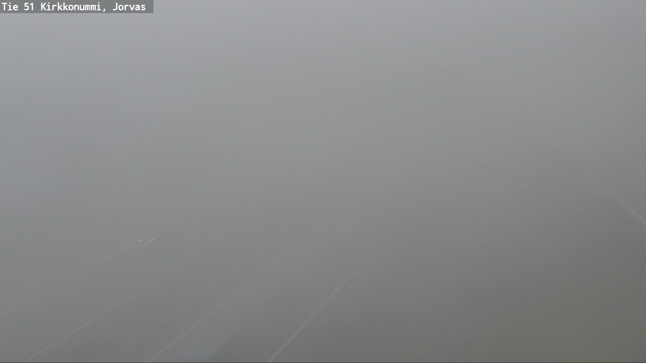 Weather Camera Image Väg 51 Kyrkslätt, Jorvas, Kirkkonummi, Uusimaa