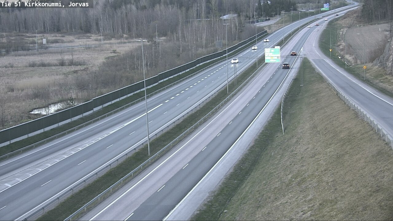 Kelikamerat Kuva Tie 51 Kirkkonummi, Jorvas, Kirkkonummi, Uusimaa