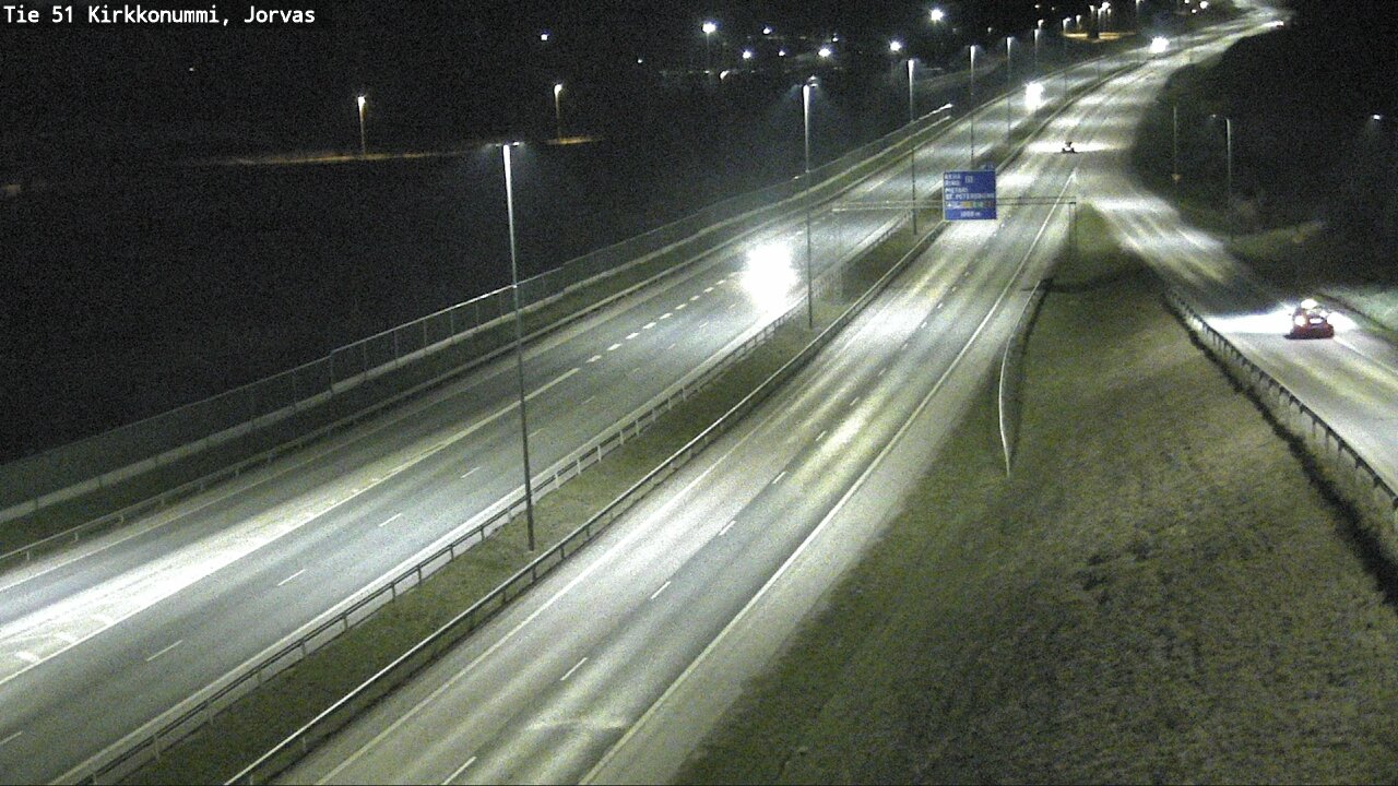 Weather Camera Image Road 51 Kirkkonummi, Jorvas, Kirkkonummi, Uusimaa