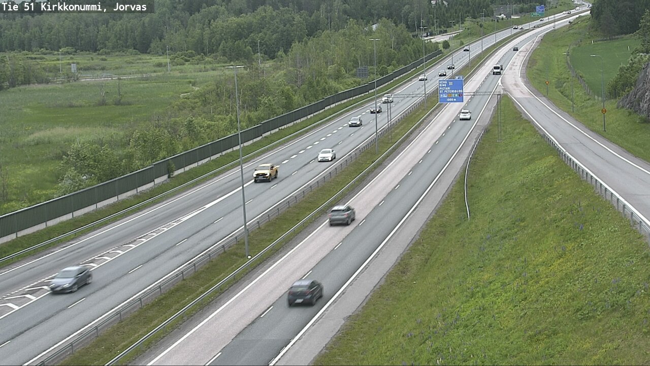 Weather Camera Image Road 51 Kirkkonummi, Jorvas, Kirkkonummi, Uusimaa