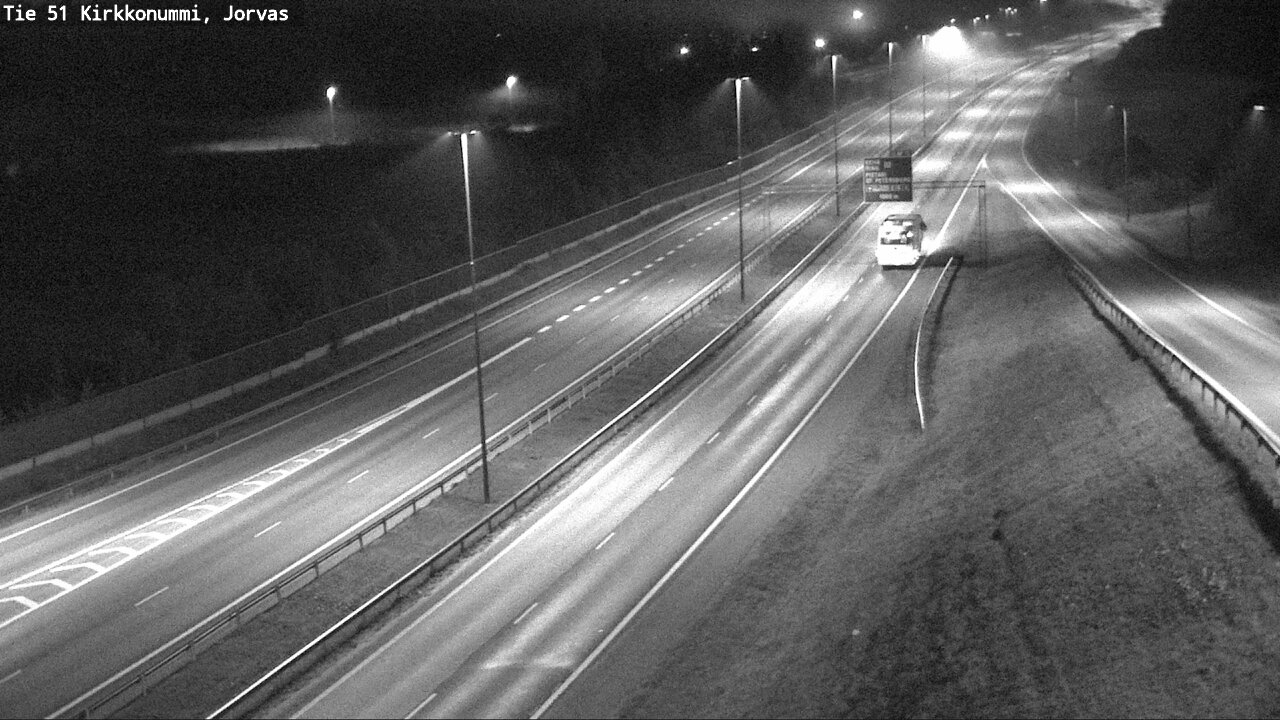 Weather Camera Image Väg 51 Kyrkslätt, Jorvas, Kirkkonummi, Uusimaa