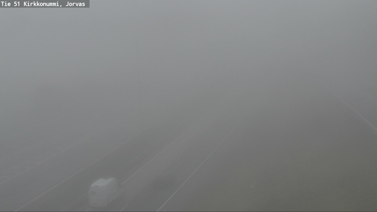 Weather Camera Image Väg 51 Kyrkslätt, Jorvas, Kirkkonummi, Uusimaa