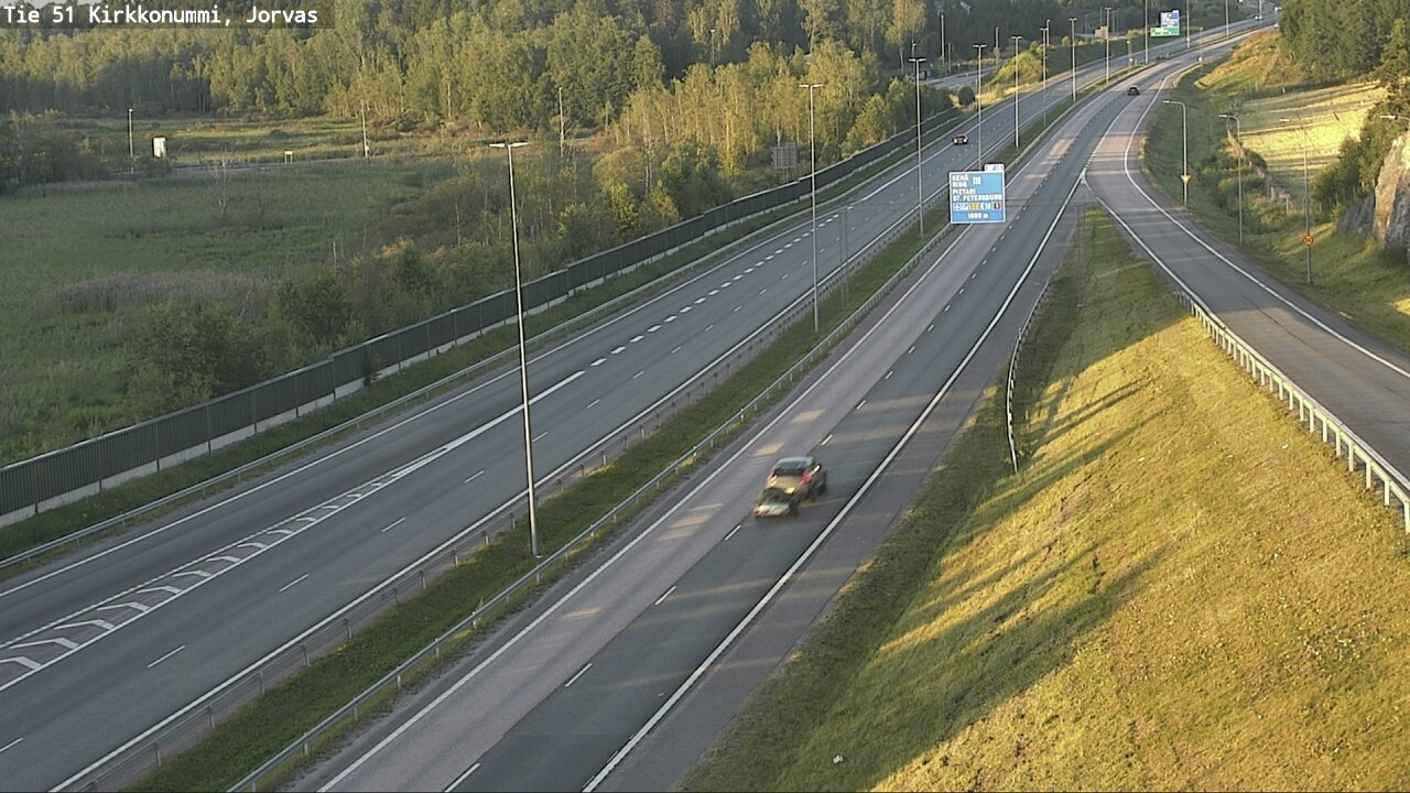 Weather Camera Image Väg 51 Kyrkslätt, Jorvas, Kirkkonummi, Uusimaa