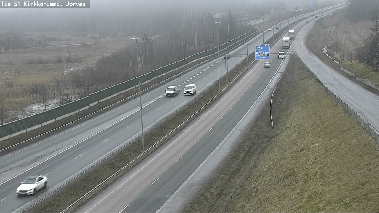 Weather Camera Image Road 51 Kirkkonummi, Jorvas, Kirkkonummi, Uusimaa