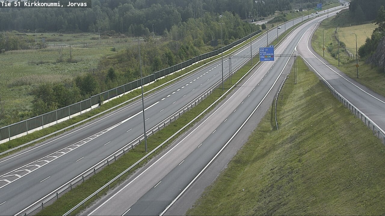 Weather Camera Image Road 51 Kirkkonummi, Jorvas, Kirkkonummi, Uusimaa