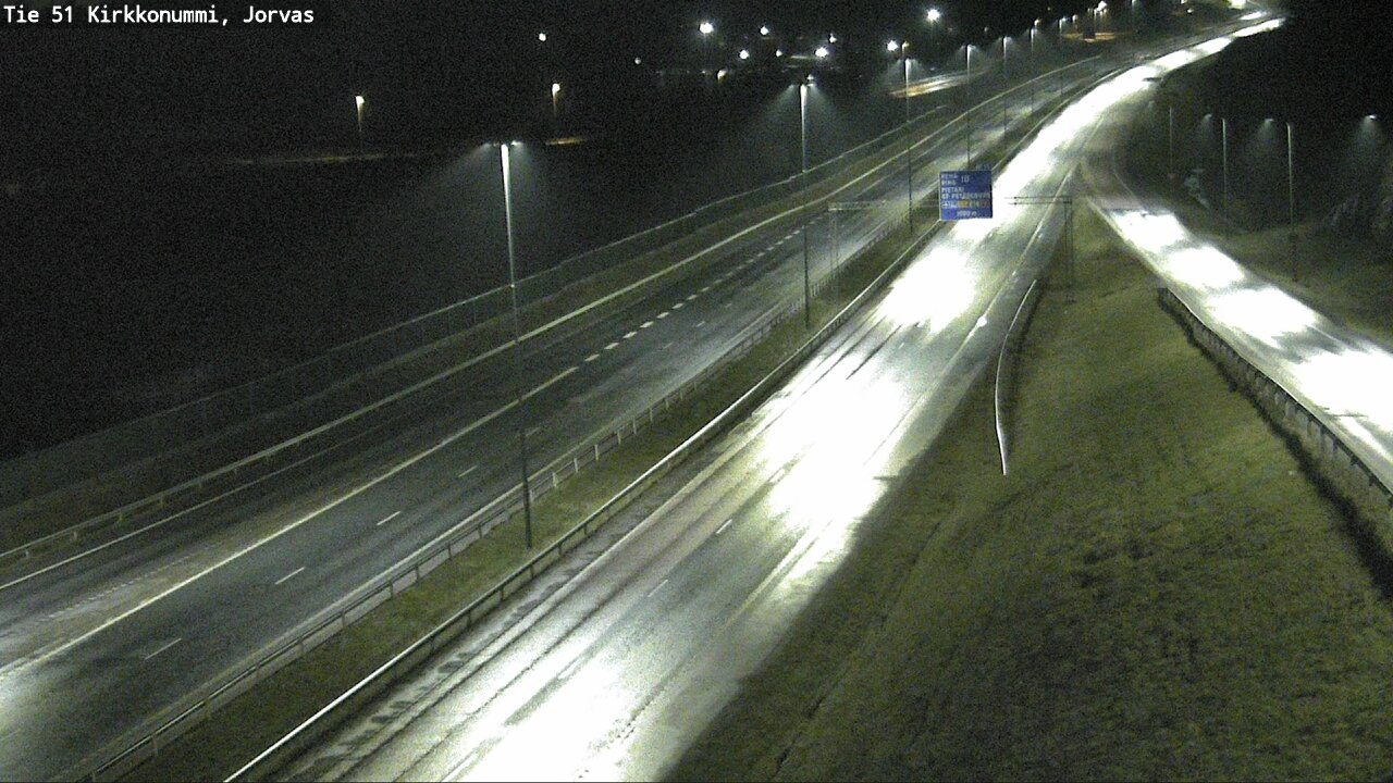 Weather Camera Image Väg 51 Kyrkslätt, Jorvas, Kirkkonummi, Uusimaa
