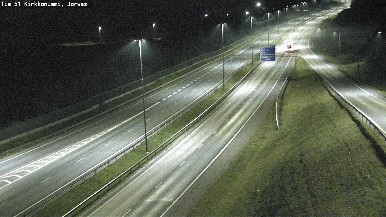 Weather Camera Image Väg 51 Kyrkslätt, Jorvas, Kirkkonummi, Uusimaa