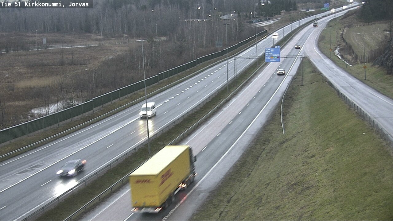Weather Camera Image Road 51 Kirkkonummi, Jorvas, Kirkkonummi, Uusimaa