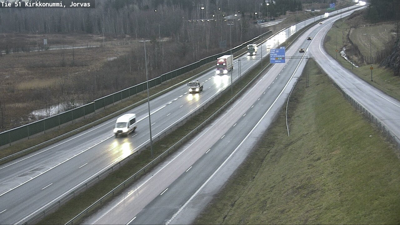 Weather Camera Image Road 51 Kirkkonummi, Jorvas, Kirkkonummi, Uusimaa