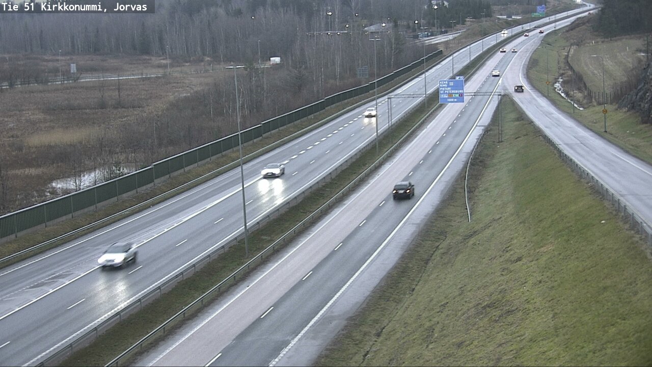 Weather Camera Image Road 51 Kirkkonummi, Jorvas, Kirkkonummi, Uusimaa