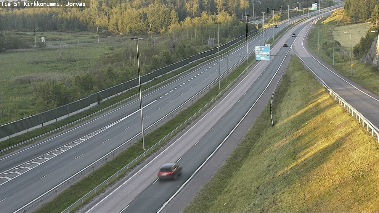 Weather Camera Image Väg 51 Kyrkslätt, Jorvas, Kirkkonummi, Uusimaa