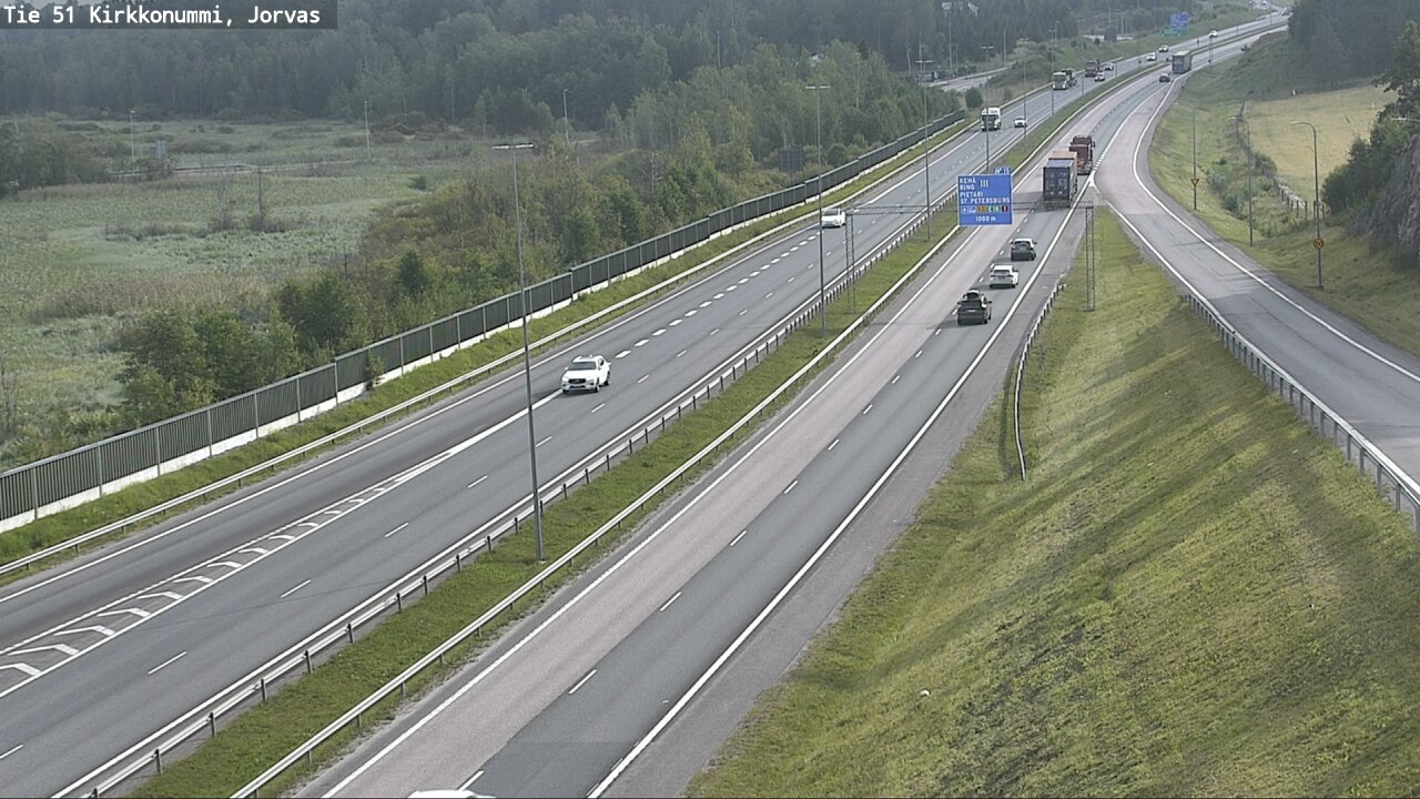 Weather Camera Image Road 51 Kirkkonummi, Jorvas, Kirkkonummi, Uusimaa