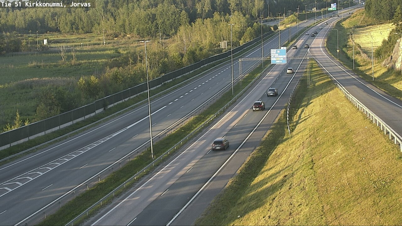 Weather Camera Image Väg 51 Kyrkslätt, Jorvas, Kirkkonummi, Uusimaa