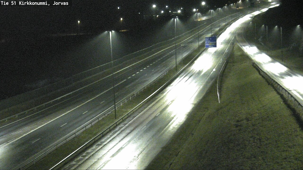 Weather Camera Image Väg 51 Kyrkslätt, Jorvas, Kirkkonummi, Uusimaa