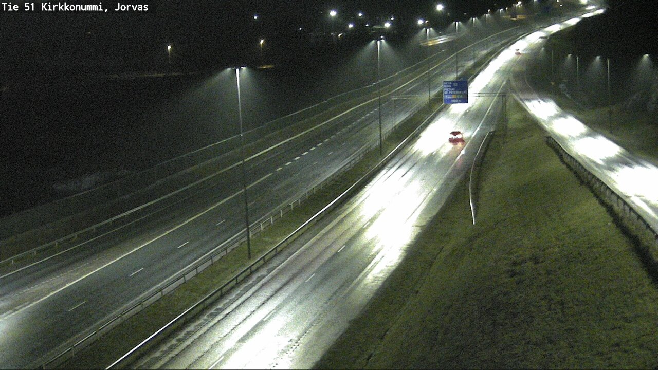 Weather Camera Image Väg 51 Kyrkslätt, Jorvas, Kirkkonummi, Uusimaa