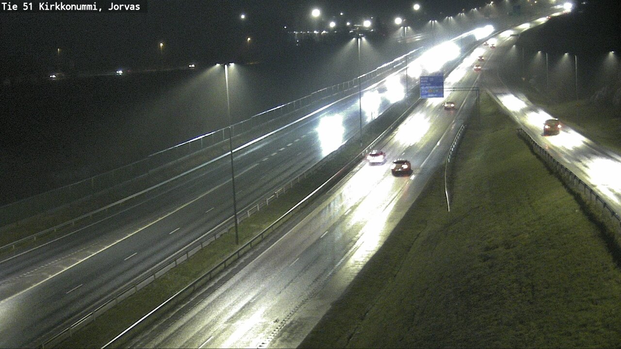 Weather Camera Image Väg 51 Kyrkslätt, Jorvas, Kirkkonummi, Uusimaa