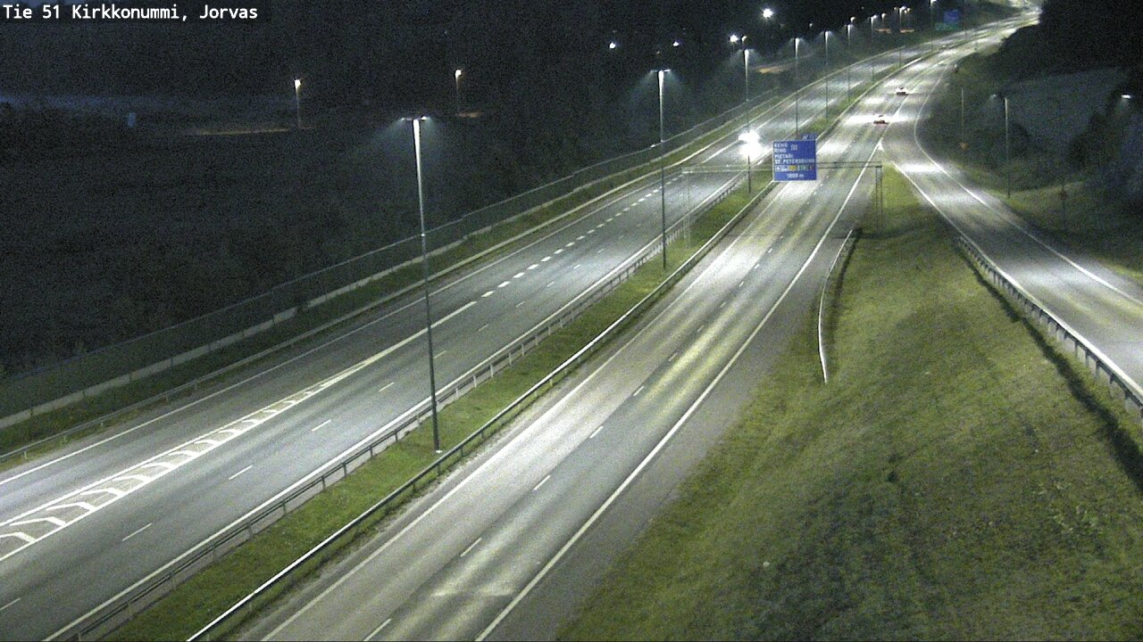 Weather Camera Image Väg 51 Kyrkslätt, Jorvas, Kirkkonummi, Uusimaa