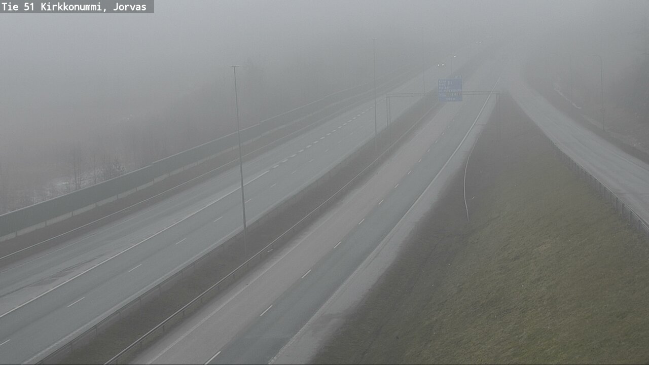 Weather Camera Image Road 51 Kirkkonummi, Jorvas, Kirkkonummi, Uusimaa