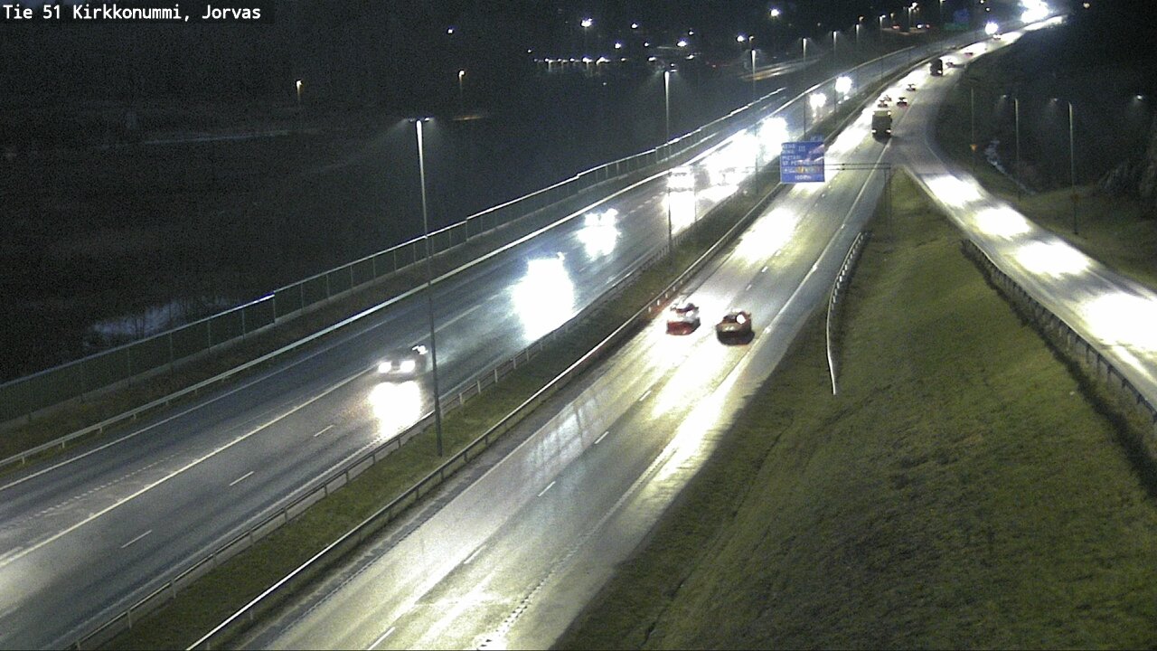 Weather Camera Image Road 51 Kirkkonummi, Jorvas, Kirkkonummi, Uusimaa