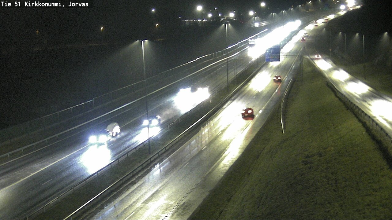 Weather Camera Image Väg 51 Kyrkslätt, Jorvas, Kirkkonummi, Uusimaa