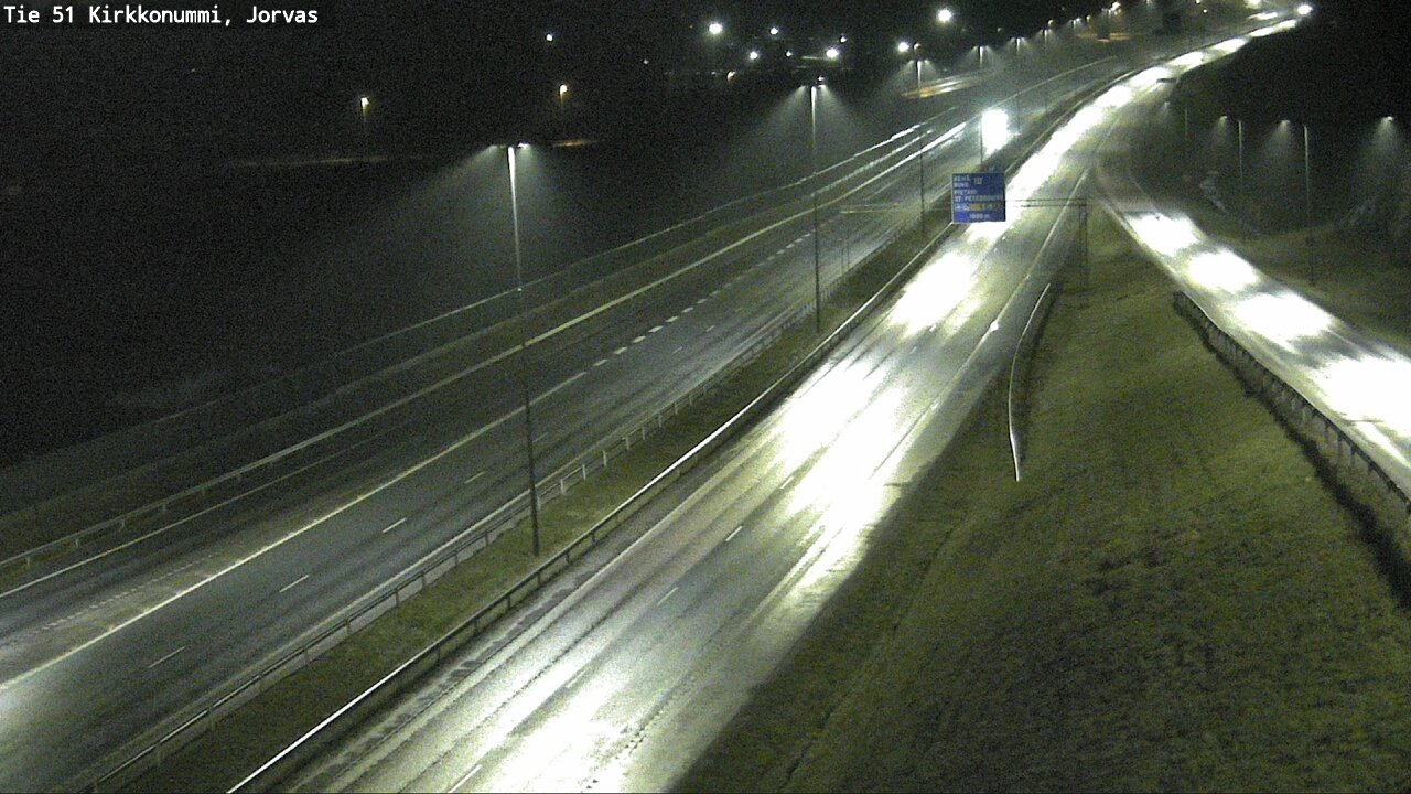Weather Camera Image Väg 51 Kyrkslätt, Jorvas, Kirkkonummi, Uusimaa