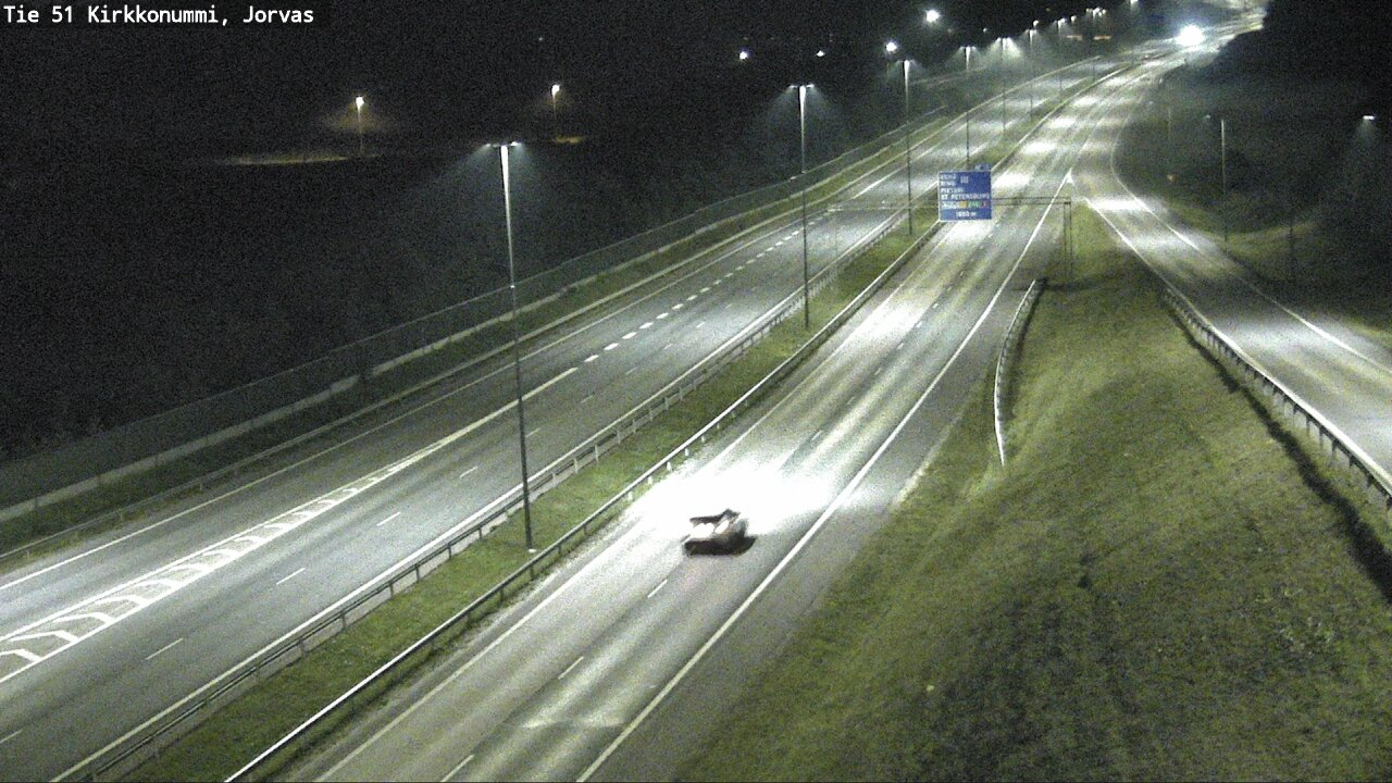 Weather Camera Image Väg 51 Kyrkslätt, Jorvas, Kirkkonummi, Uusimaa