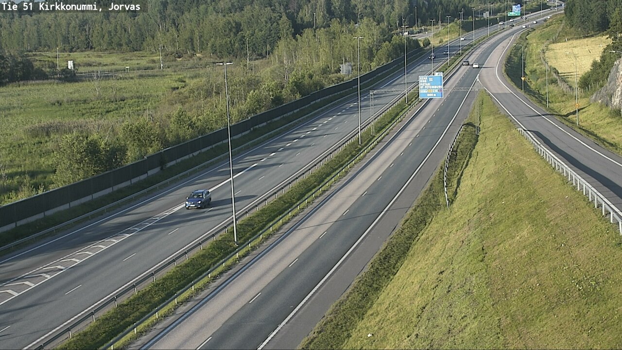 Weather Camera Image Väg 51 Kyrkslätt, Jorvas, Kirkkonummi, Uusimaa