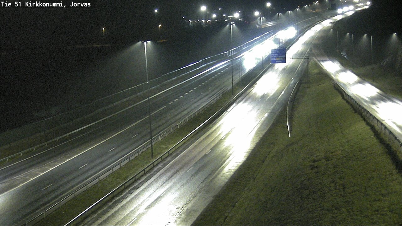 Weather Camera Image Väg 51 Kyrkslätt, Jorvas, Kirkkonummi, Uusimaa