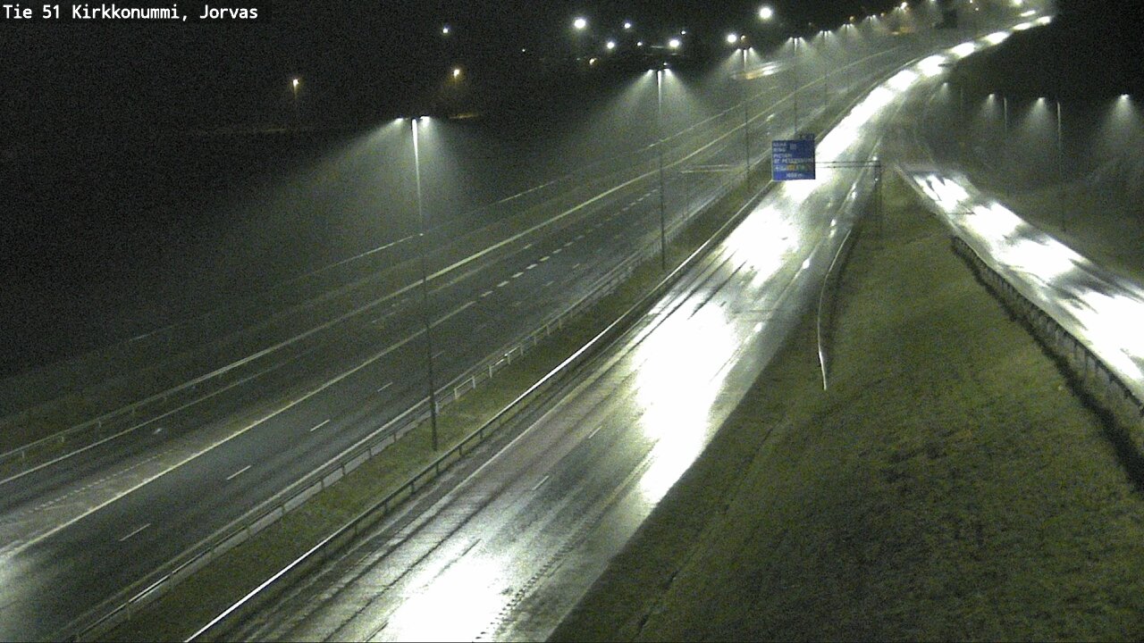 Weather Camera Image Väg 51 Kyrkslätt, Jorvas, Kirkkonummi, Uusimaa