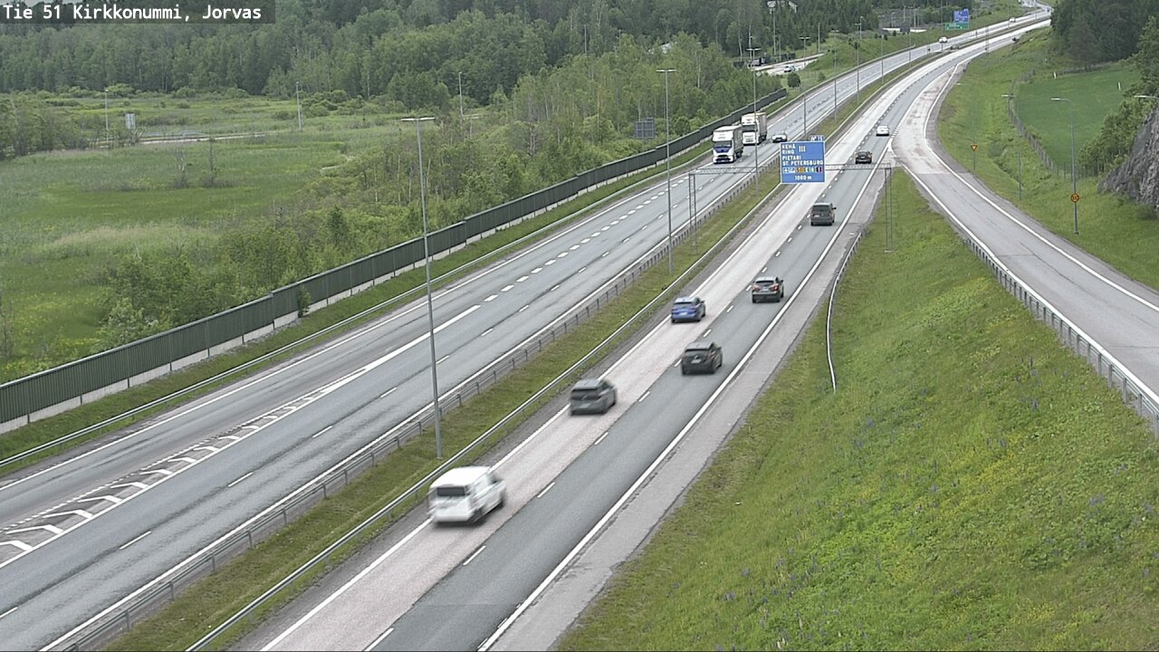 Weather Camera Image Road 51 Kirkkonummi, Jorvas, Kirkkonummi, Uusimaa