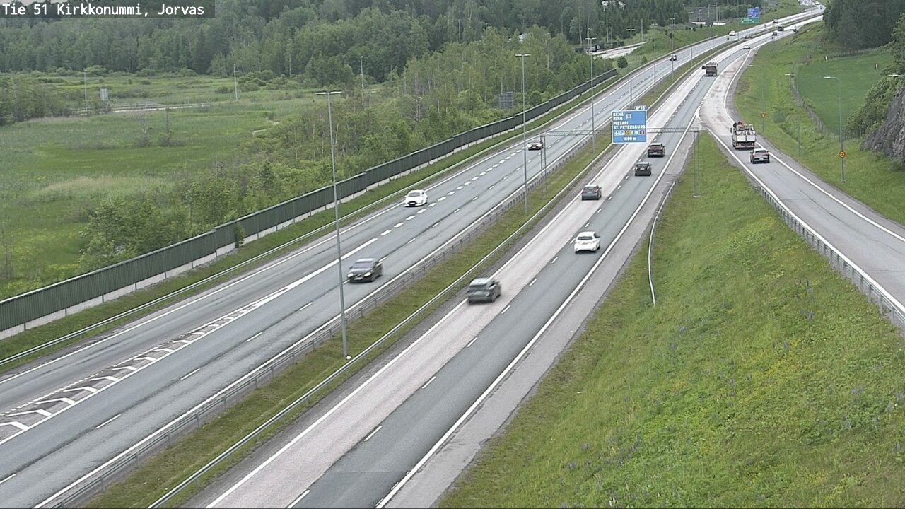 Weather Camera Image Road 51 Kirkkonummi, Jorvas, Kirkkonummi, Uusimaa