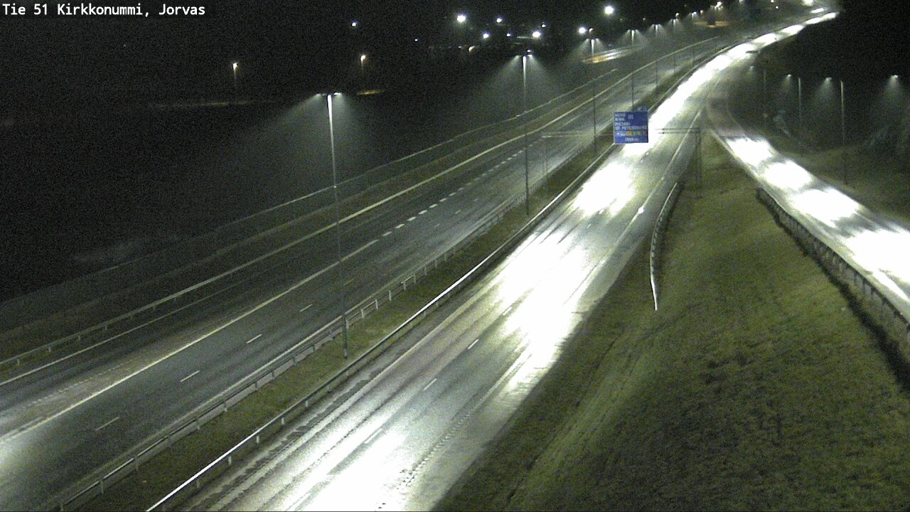 Weather Camera Image Väg 51 Kyrkslätt, Jorvas, Kirkkonummi, Uusimaa