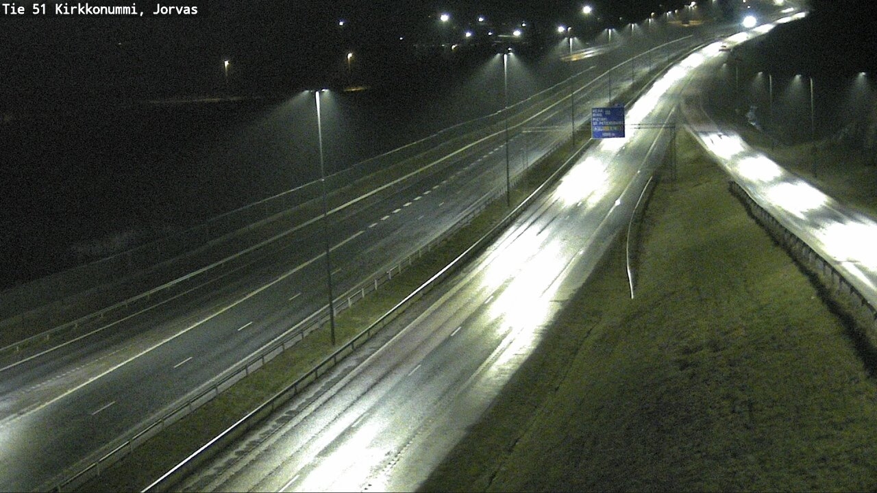 Weather Camera Image Väg 51 Kyrkslätt, Jorvas, Kirkkonummi, Uusimaa