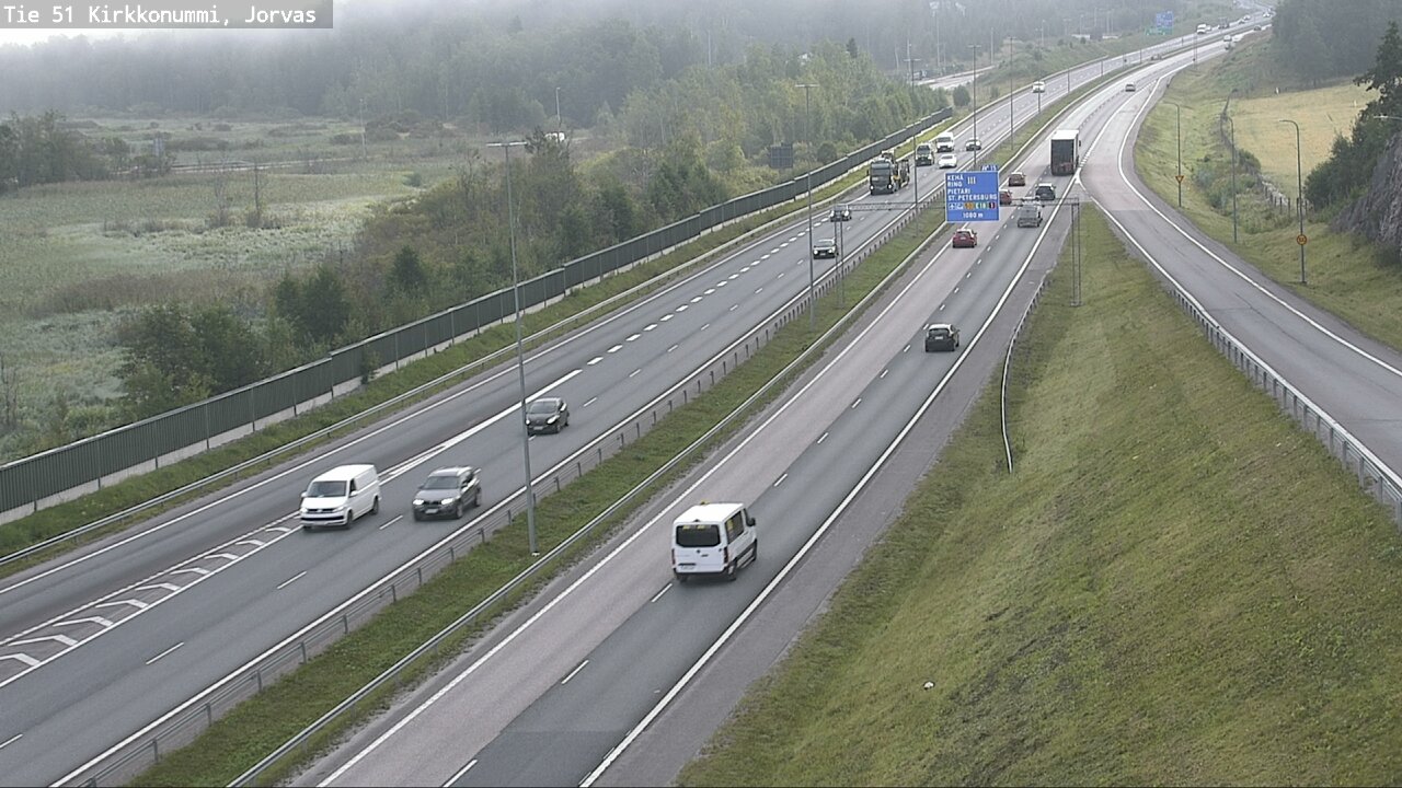 Weather Camera Image Road 51 Kirkkonummi, Jorvas, Kirkkonummi, Uusimaa