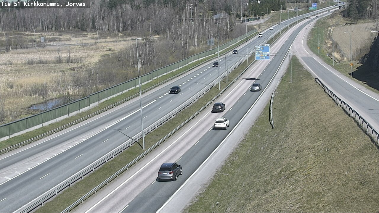 Kelikamerat Kuva Tie 51 Kirkkonummi, Jorvas, Kirkkonummi, Uusimaa