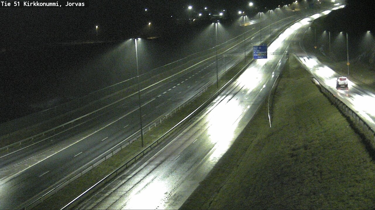 Weather Camera Image Väg 51 Kyrkslätt, Jorvas, Kirkkonummi, Uusimaa