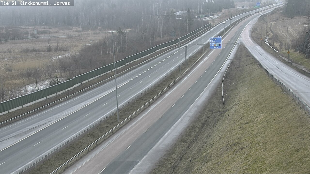 Weather Camera Image Road 51 Kirkkonummi, Jorvas, Kirkkonummi, Uusimaa
